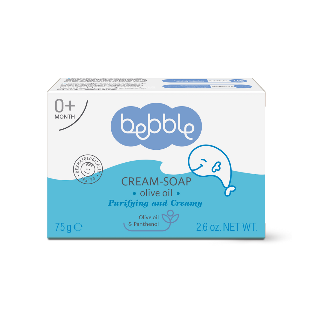 Bebble sapun crema cu masline, 75g Imagine principală a produsului