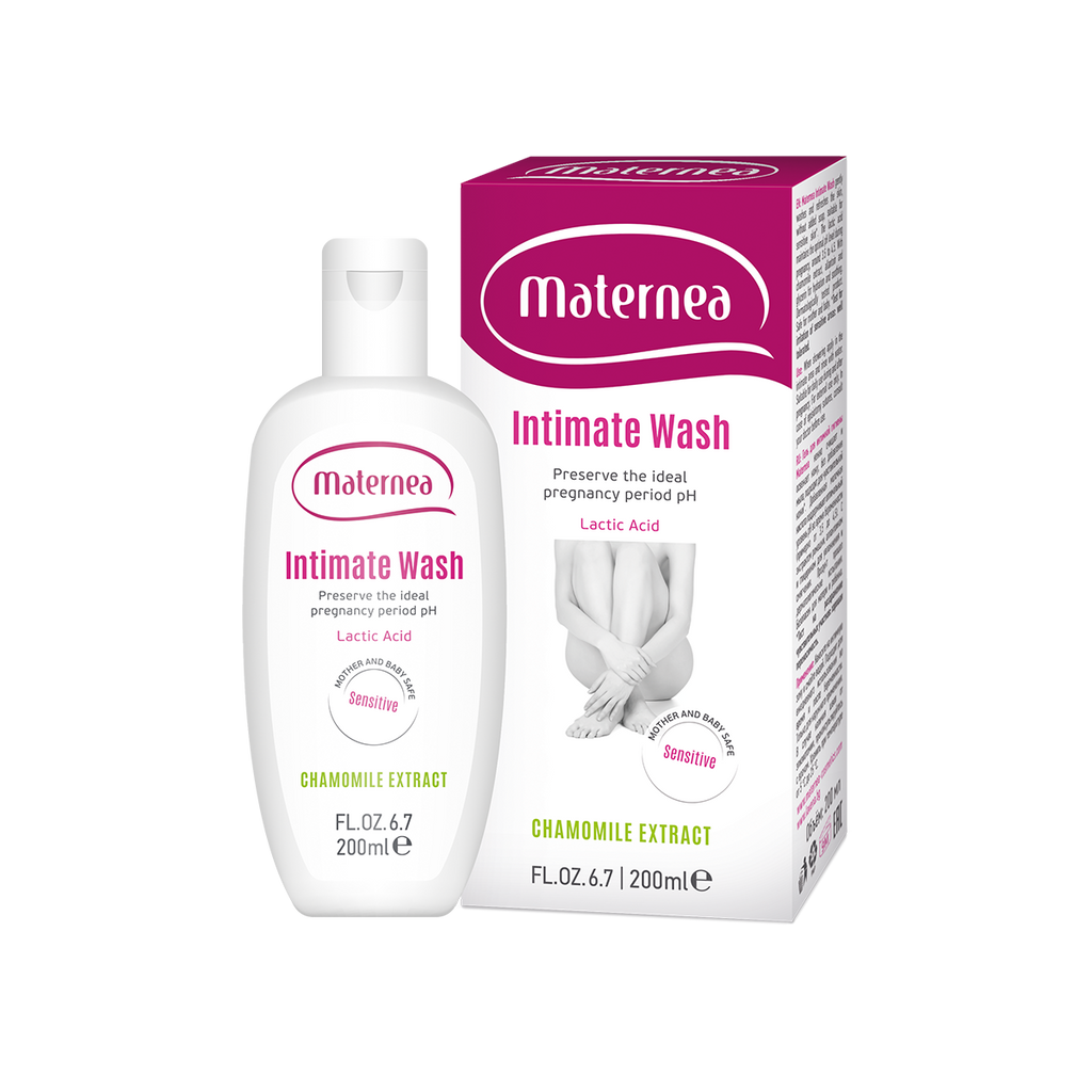 Maternea Gel pentru spalare intima cu acid lactic - Chamomile Extract, 200ml