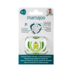 mamajoo Suzeta ortodontică din silicon si cutie de depozitare, Frog -  6 luni
