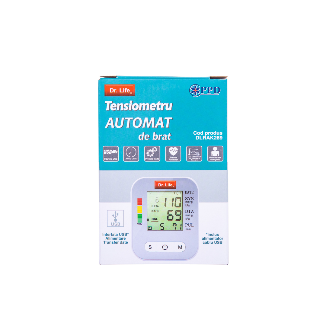Dr. Life Tensiometru automat pentru brat DLRAK289 Imagine secundară a produsului