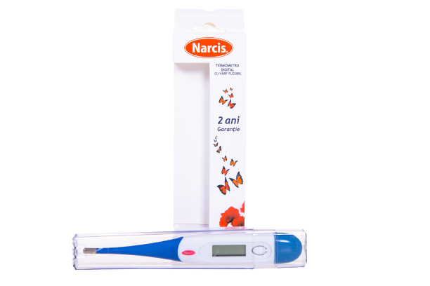 Narcis Termometru digital de corp cu varf flexibil