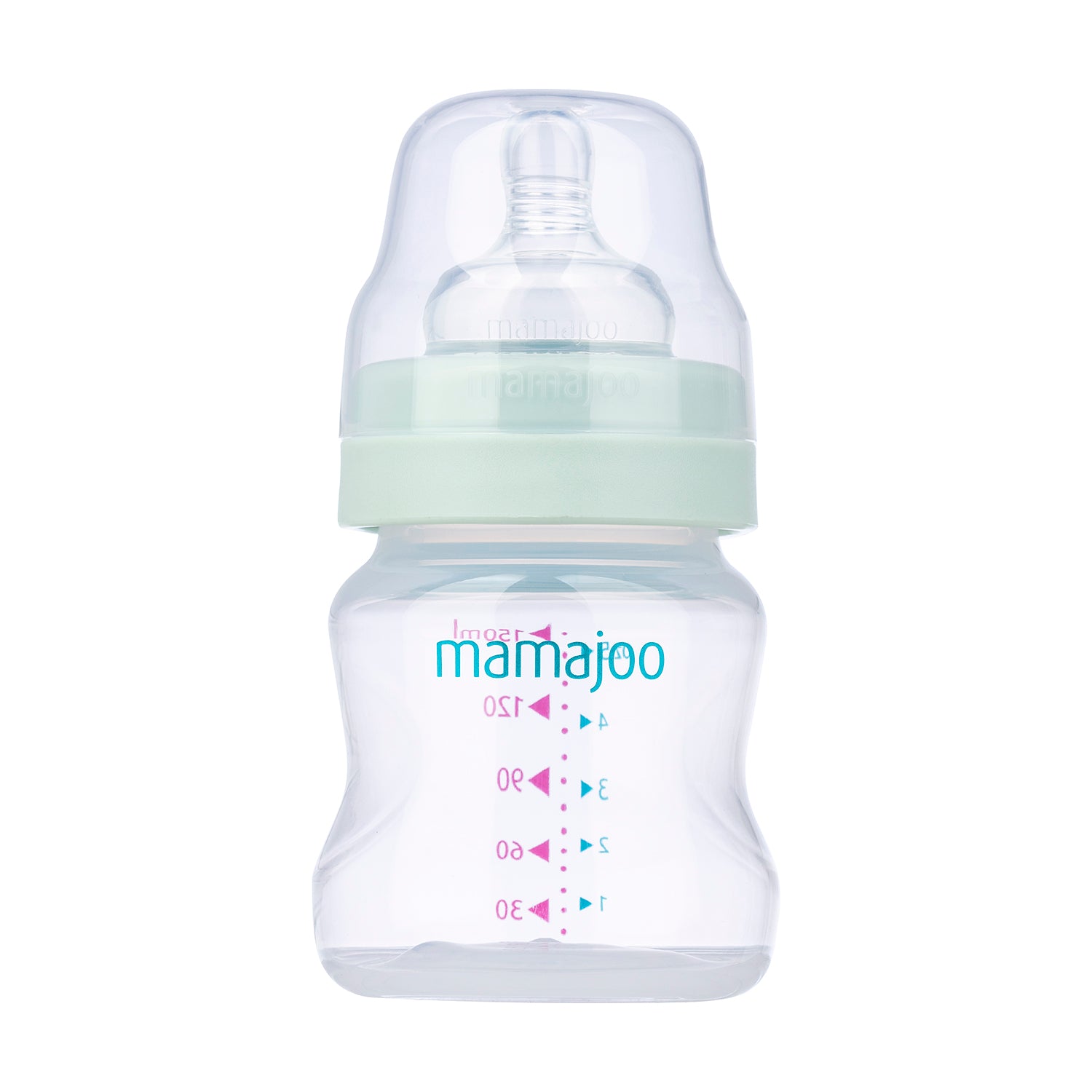 mamajoo Mini set cadou verde praf, Biberon 150ml, Suzeta si cutie de depozitare