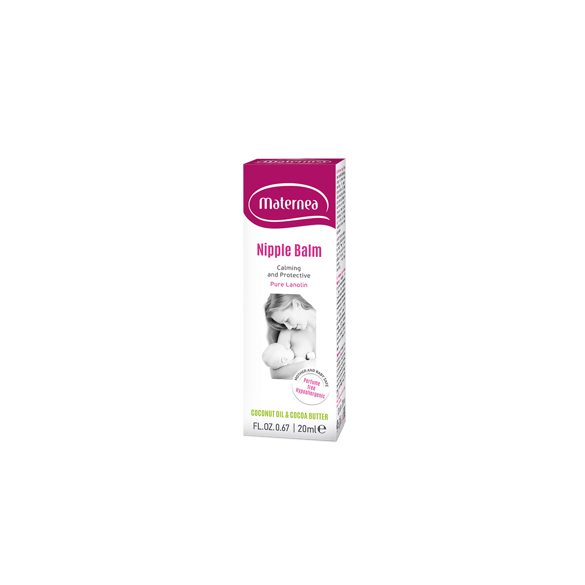 Maternea Balsam de mameloane calmant - Coconut Oil & Cocoa Butter, 20 ml Imagine principală a produsului