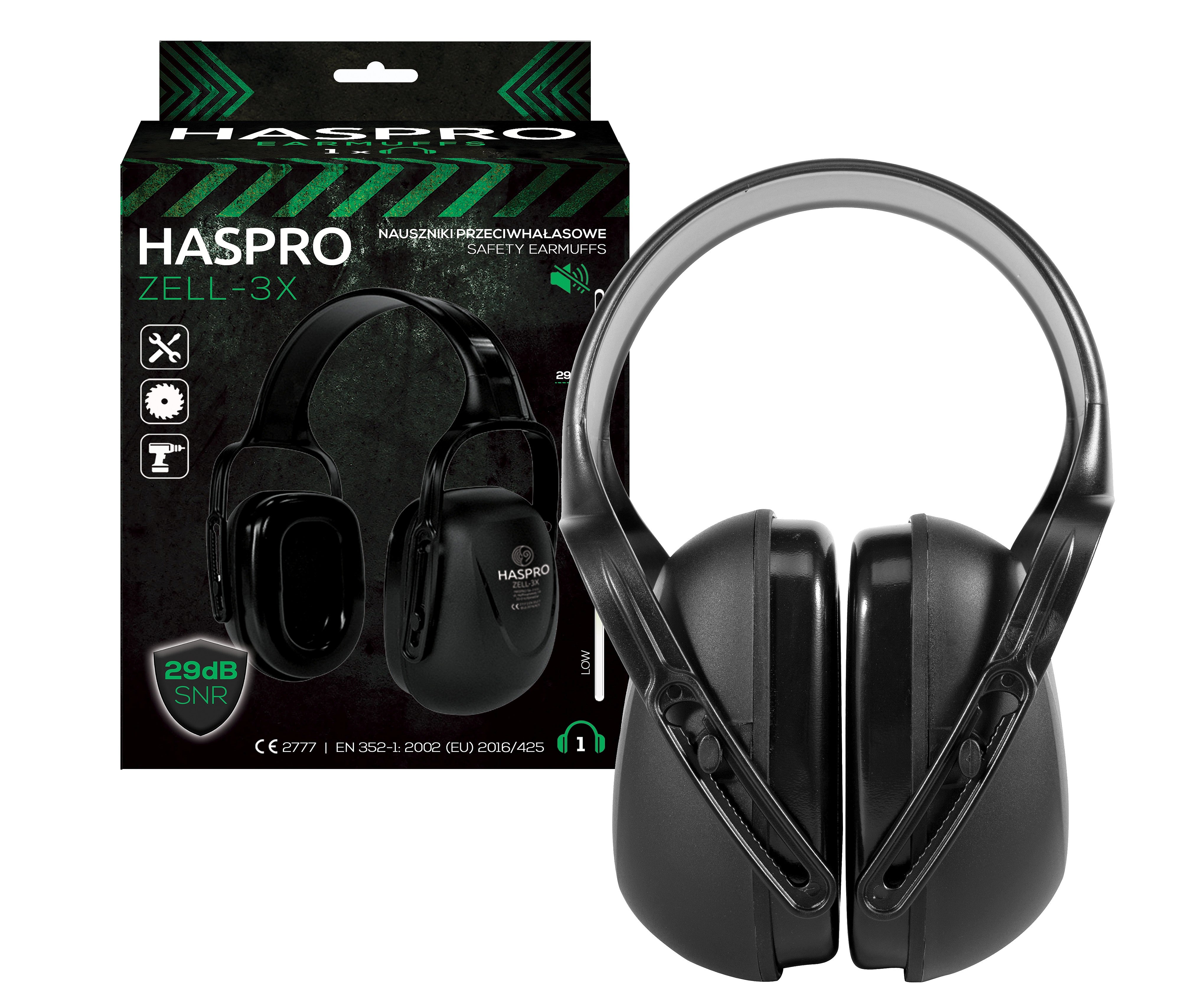 Haspro ZELL-3X Casti profesionale, antifoane externe de protectie
