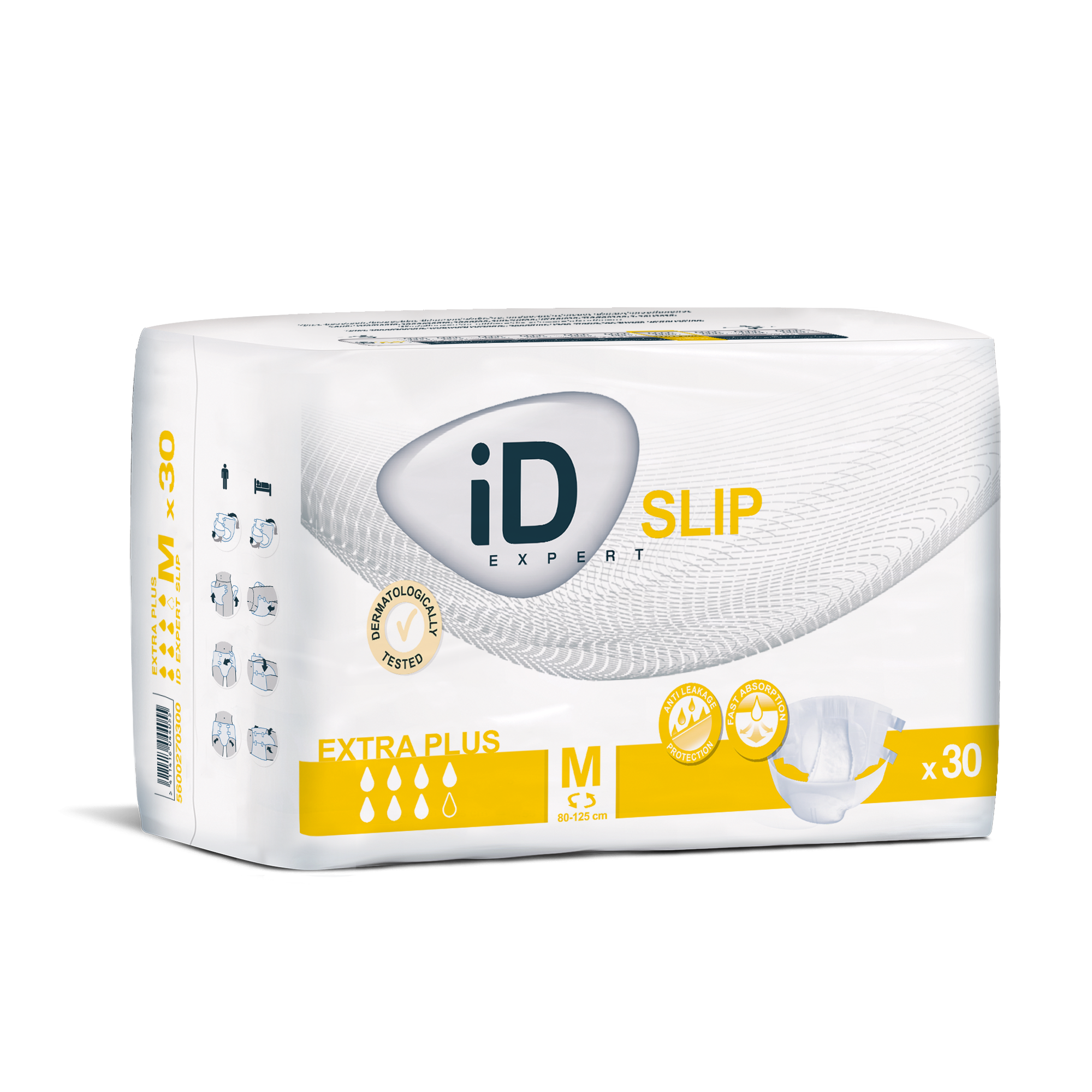 iD Expert  Scutece incontinenta extra plus, marimea M (30 buc / amb.)