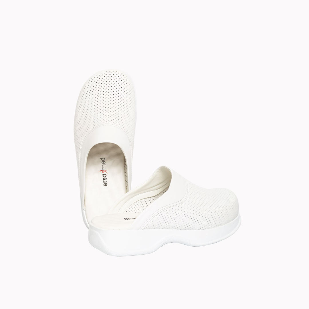 Ersamed Saboti medicali slipper albi, marimea 36