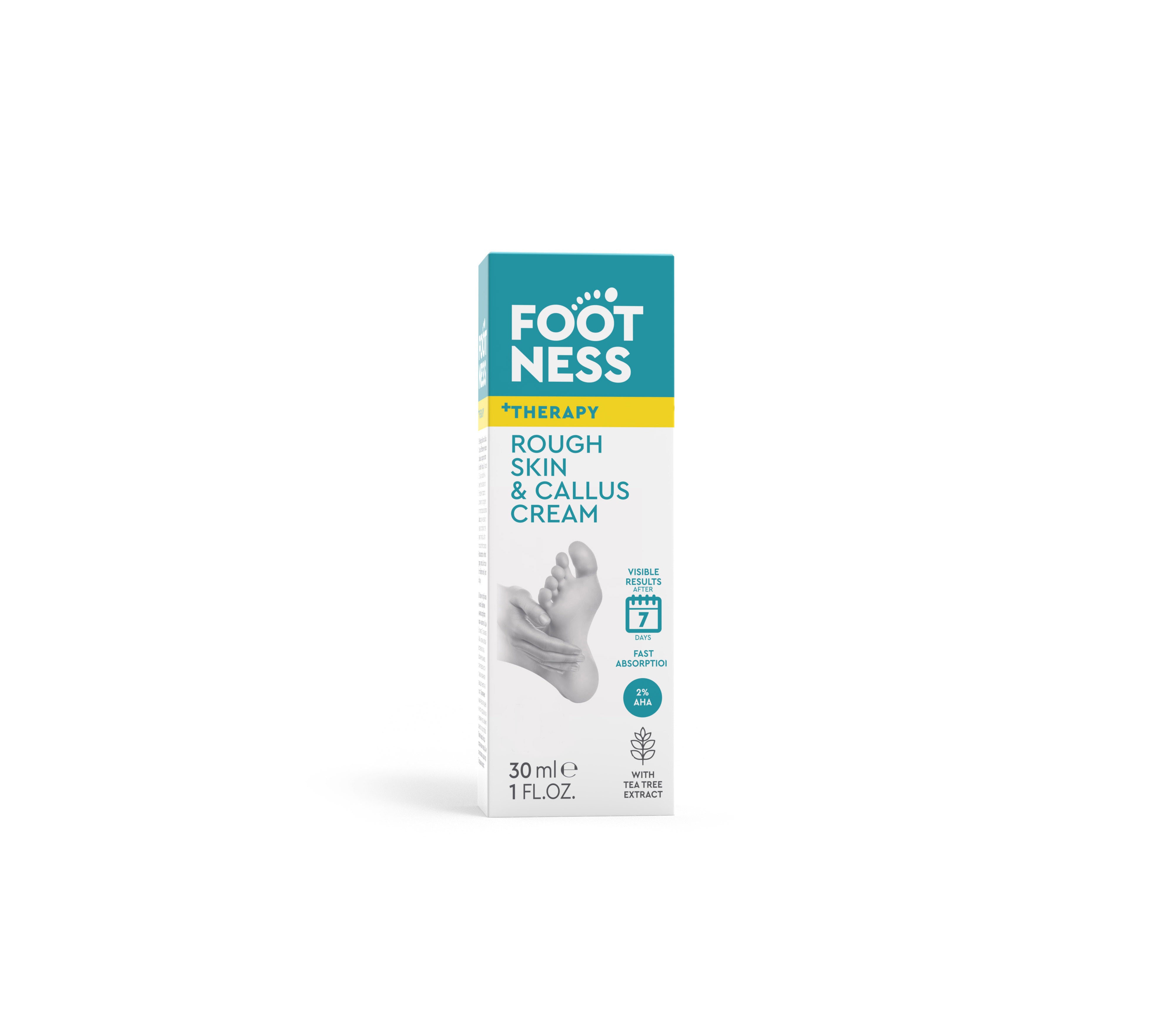 Crema pentru piele ingrosata si bataturi FOOTNESS, 30ml Imagine principală a produsului