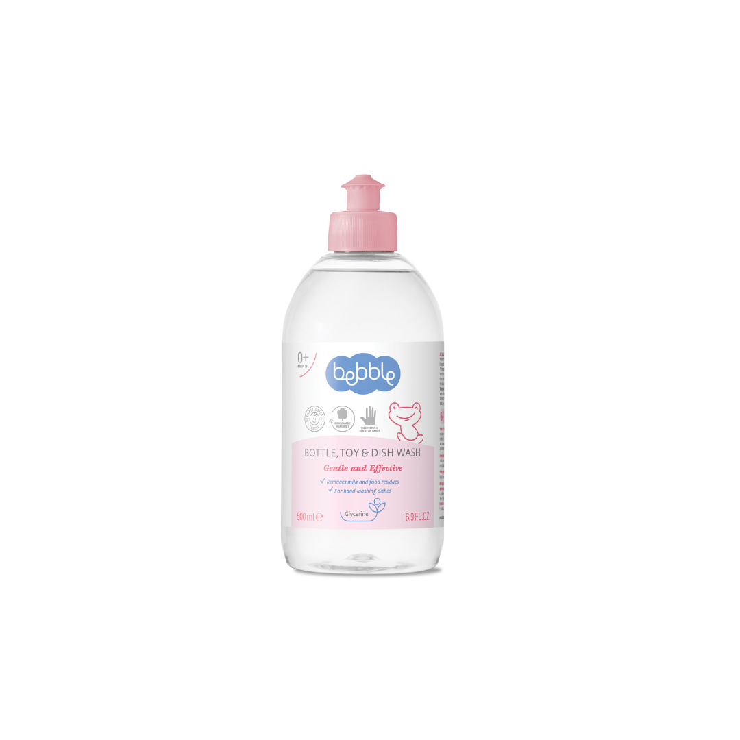 Bebble detergent pentru biberoane, jucarii si vase, 500ml Imagine principală a produsului