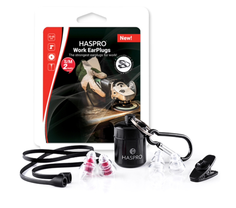 Haspro Set 4 dopuri de urechi pentru locul de munca, Work Universal, Silicon