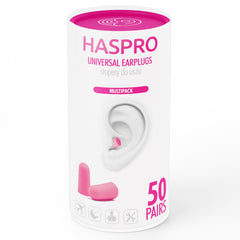 Haspro Set 50 perechi dopuri de urechi, TUBE50, ROZ