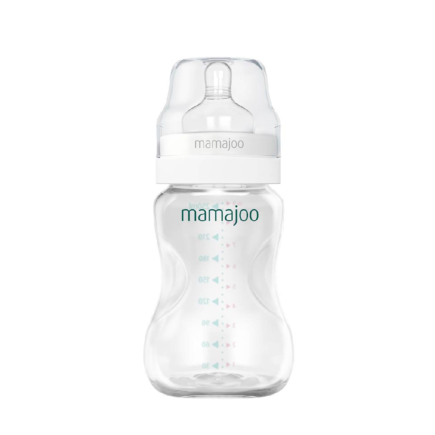 mamajoo Biberon mamajoo Silver 250ml & tetina anti-colici nr.2 /M, 1 bucata Imagine secundară a produsului