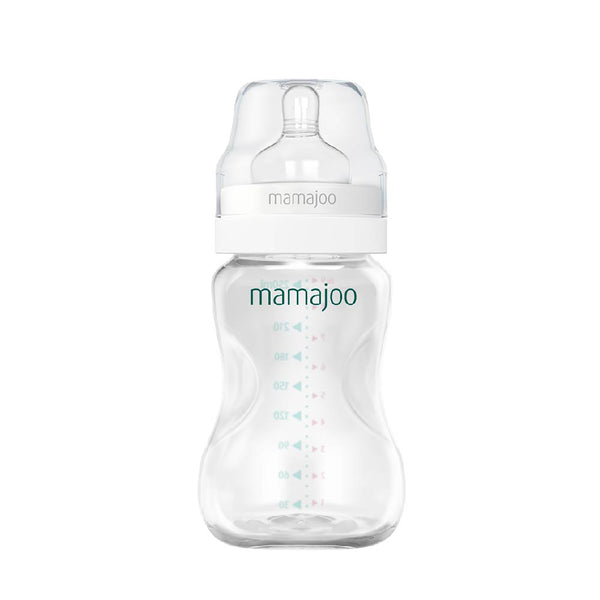 mamajoo Biberon mamajoo Silver 250ml & tetina anti-colici nr.2 /M, 1 bucata