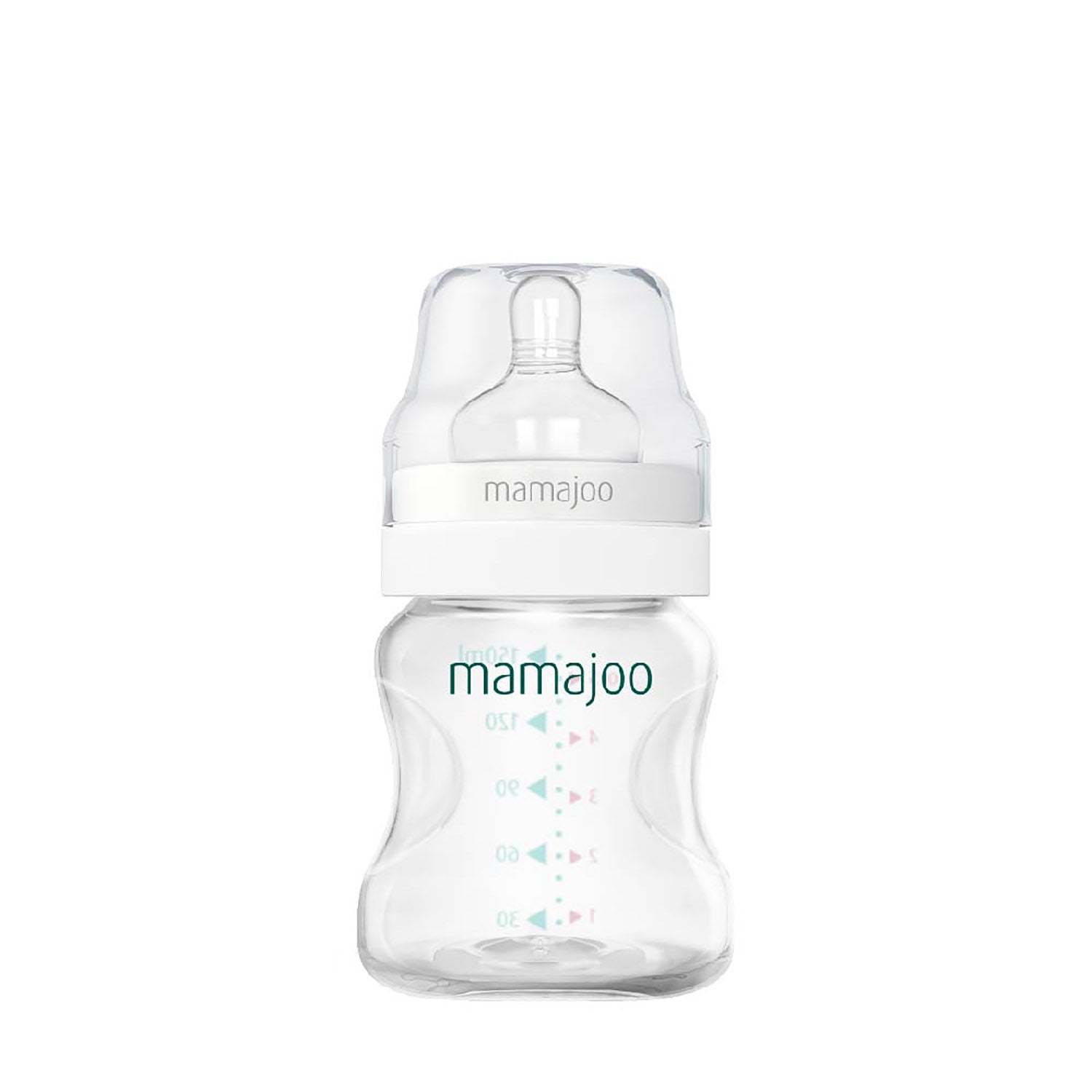 majoo Biberon mamajoo Silver 150 ml &amp; tetina anti-colici nr.1 /S, 1 bucata