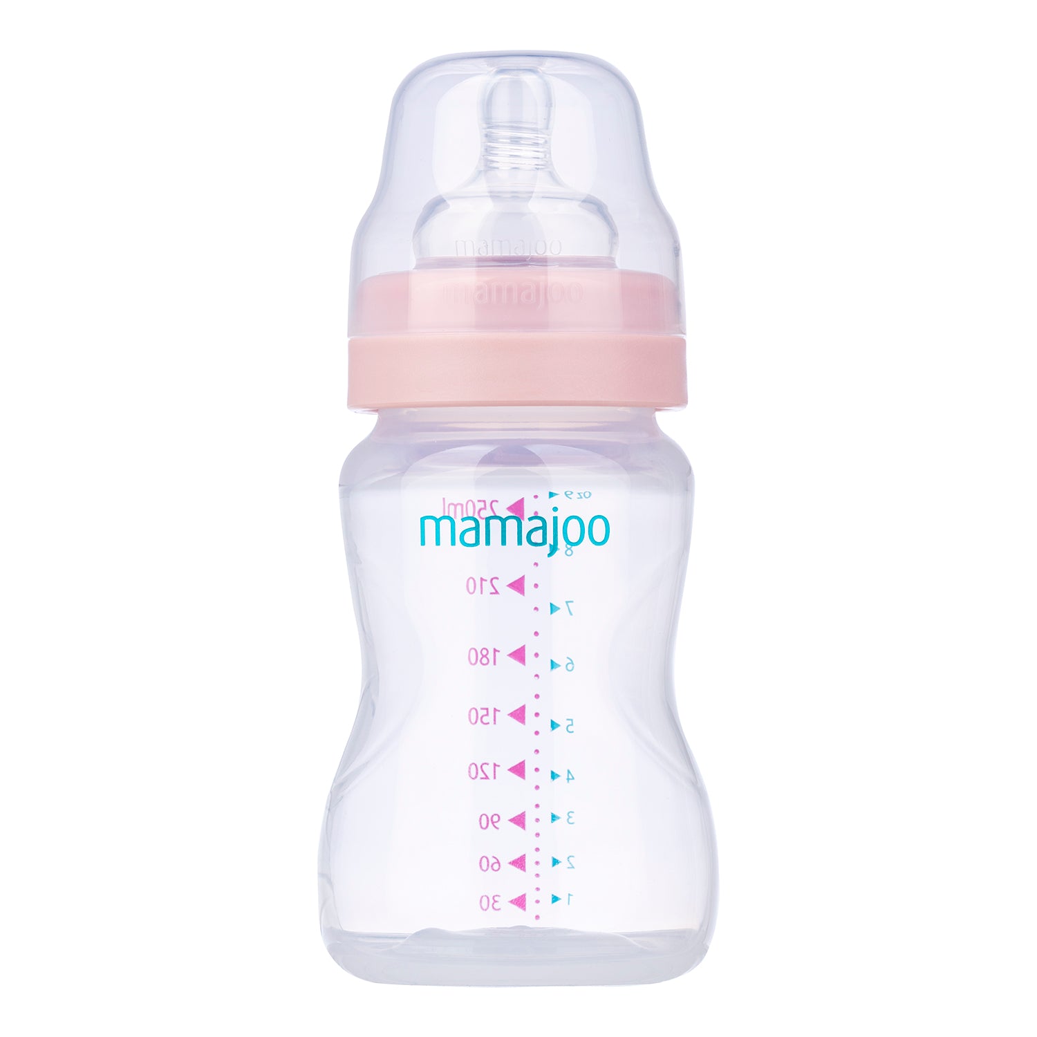 mamajoo Mini set cadou roz pudrat, Biberon 250ml, Suzeta si cutie de depozitare, 3 buc Imagine secundară a produsului