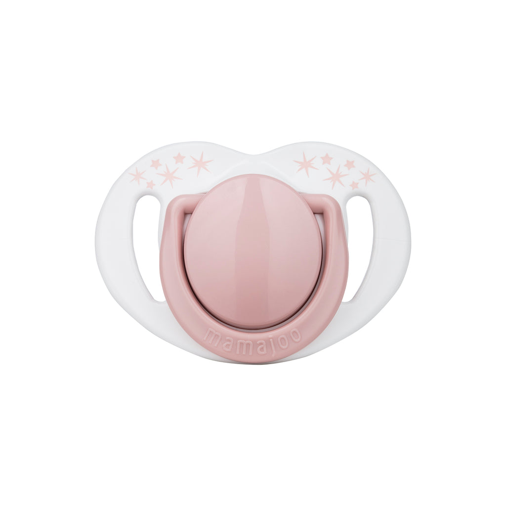 mamajoo Mini set cadou roz pudrat, Biberon 250ml, Suzeta si cutie de depozitare, 3 buc