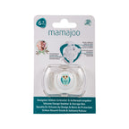 mamajoo Suzeta cu design ortodontic din silicon si cutie de depozitare, Bufnita & cutie alba 6 m+, 1 buc