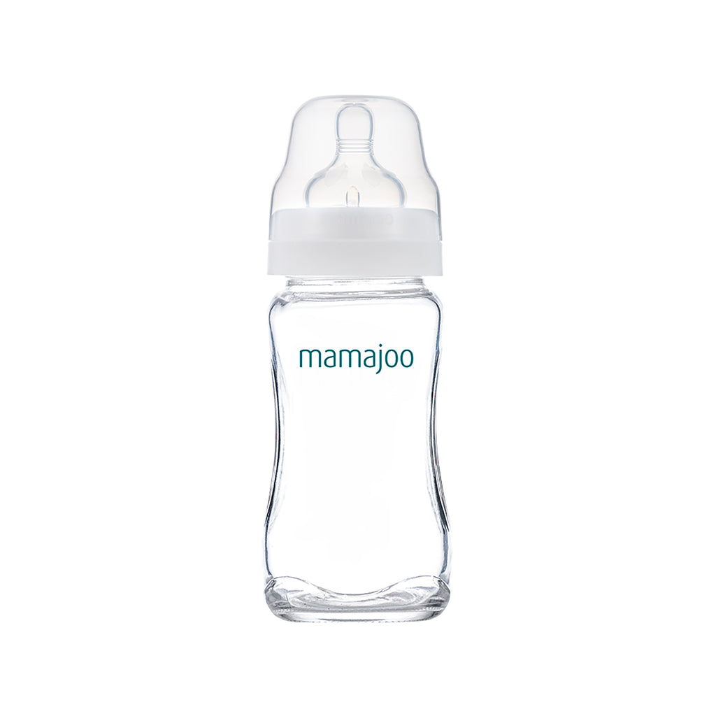 mamajoo Biberon 240 ml & tetina silicon anti-colici nr.2 / M, 1 bucata