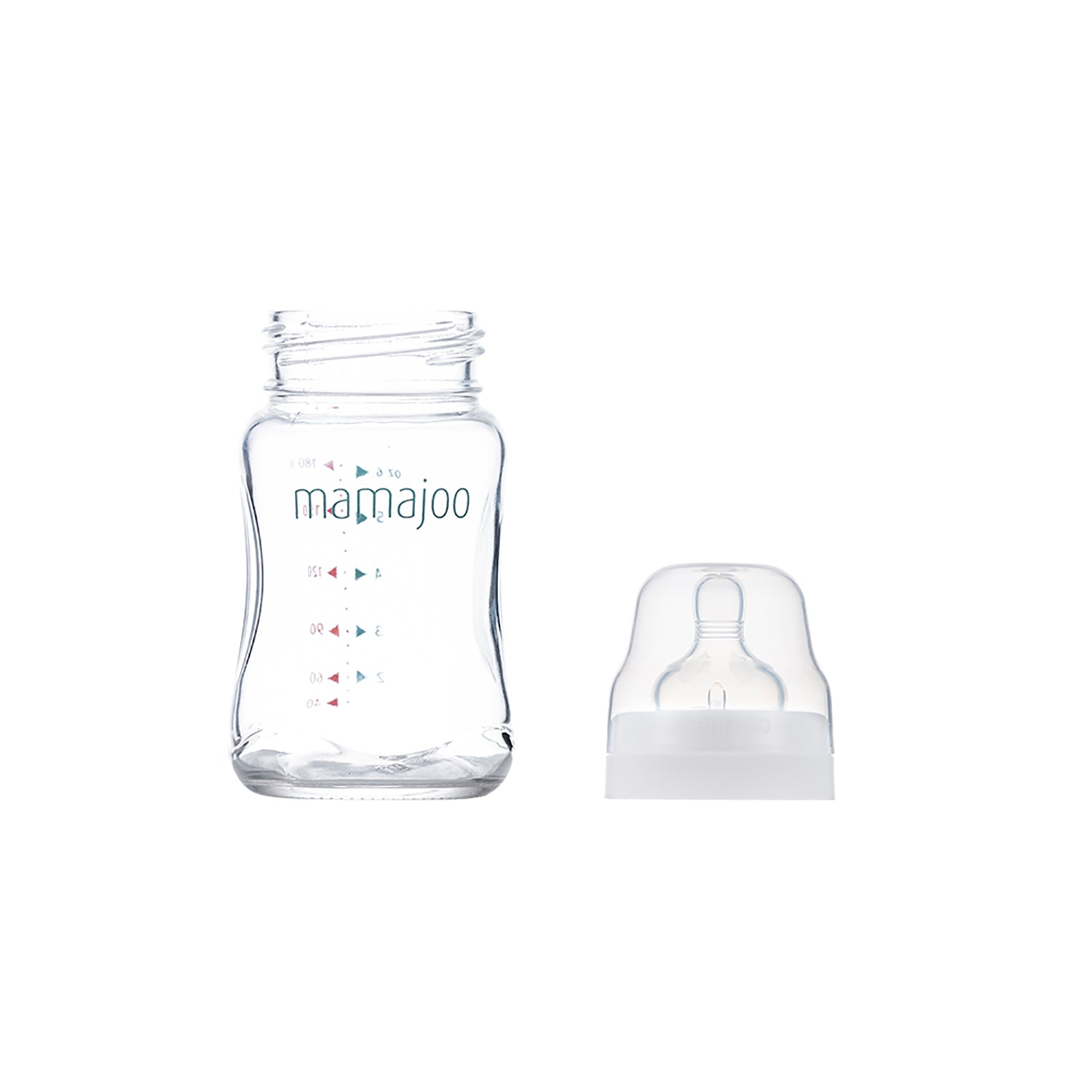 mamajoo Biberon 180 ml & tetina silicon anti-colici nr.1 / S, 1 bucata Imagine secundară a produsului