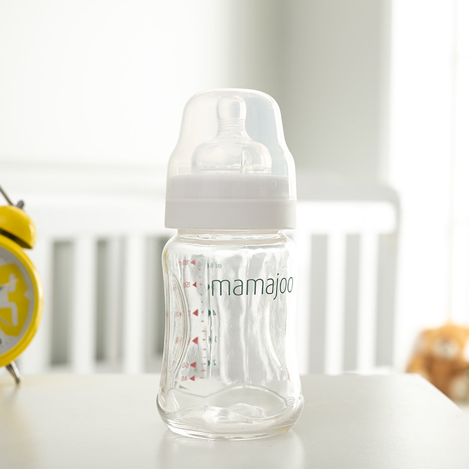 mamajoo Biberon 180 ml & tetina silicon anti-colici nr.1 / S, 1 bucata