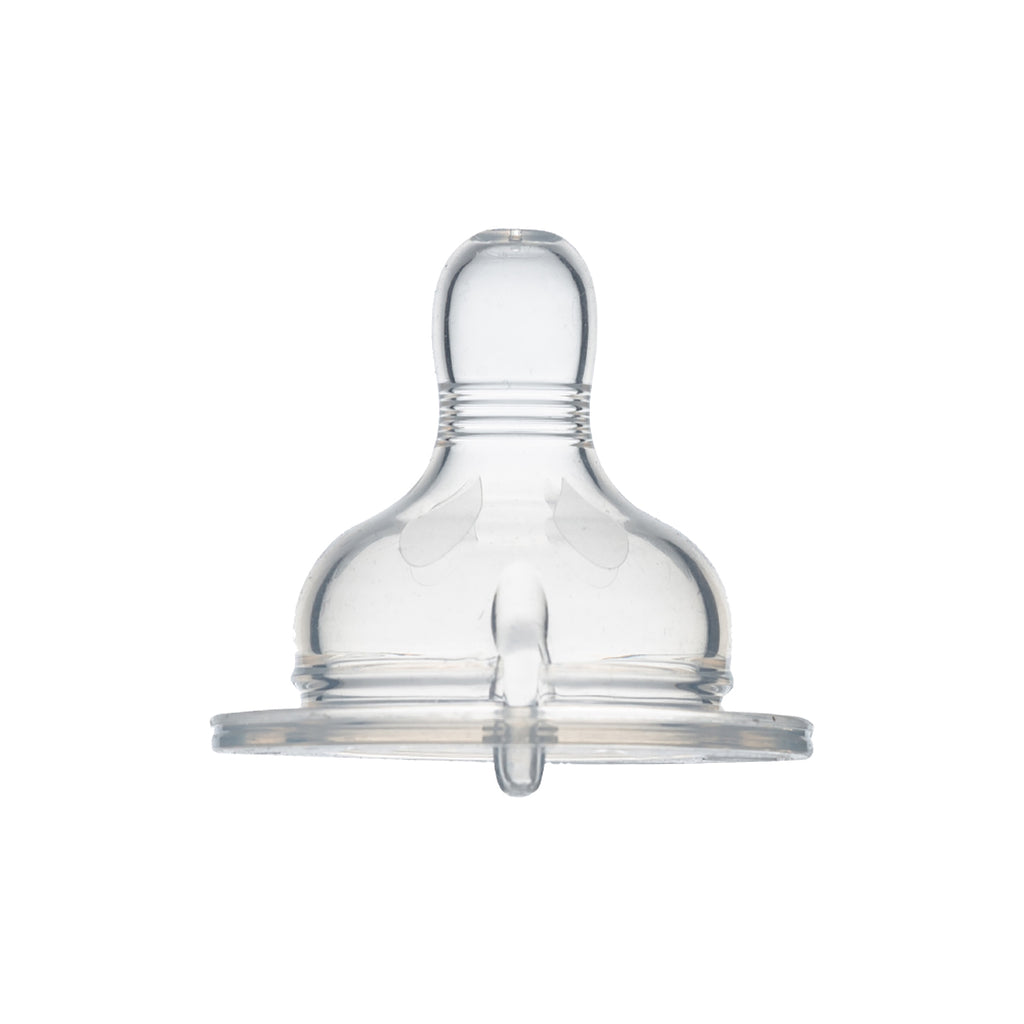 mamajoo Pachet x 2 tetine de silicon anti-colici nr.1 / S 0m+ & cutie de depozitare, 2 buc