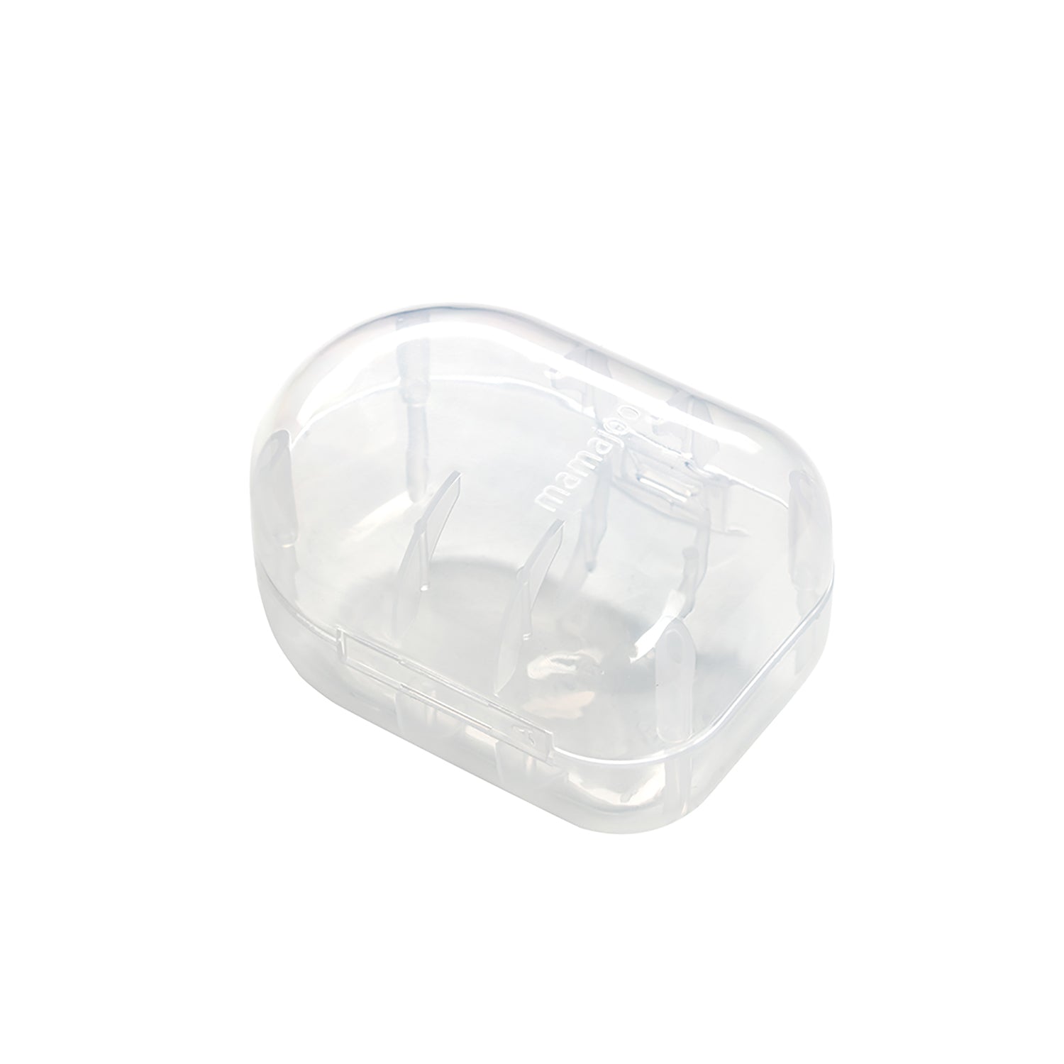 mamajoo Pachet x 2 tetine de silicon anti-colici nr.2 / M 6m+ & cutie de depozitare, 2 buc