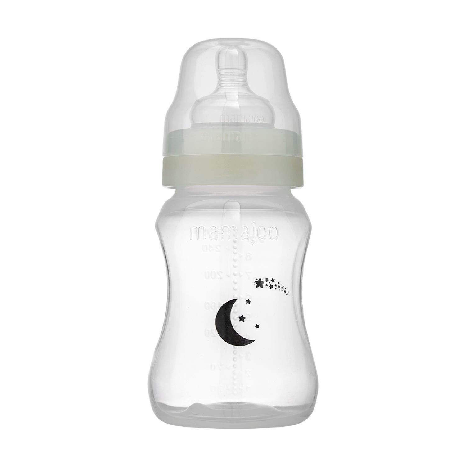mamajoo Biberon Night&Day 270ml & tetina anti-colici nr.2 / M, 1 bucata