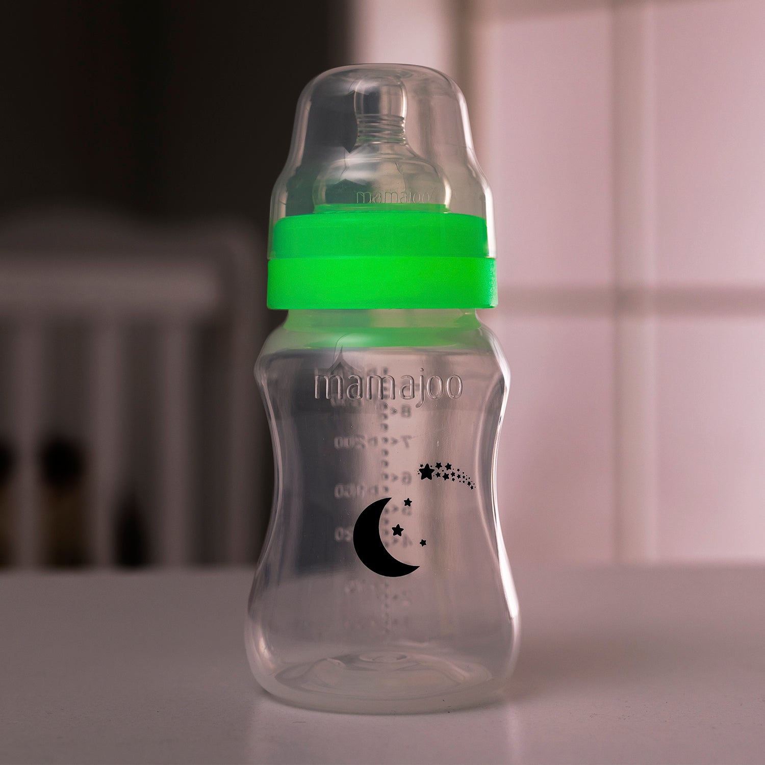 mamajoo Biberon Night&Day 270ml & tetina anti-colici nr.2 / M, 1 bucata