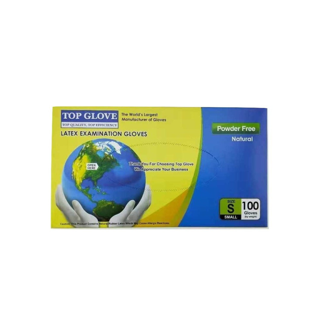 Top Glove Manusi examinare latex alb nepudrate, marimea S Imagine principală a produsului