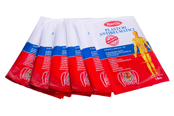 Narcis Plasturi antireumatici 12*18cm hot and strong (50 buc / amb.)