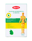 Narcis Plasturi antireumatici 12*18cm mentol (50 buc / amb.)