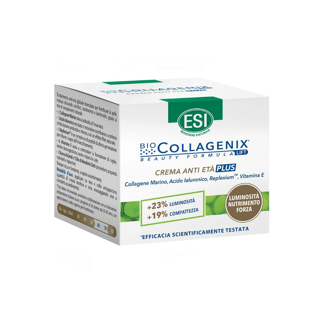 ESI BIOCOLLAGENIX Crema Anti-aging Plus, 50ml, varsta 50+ ani Imagine principală a produsului